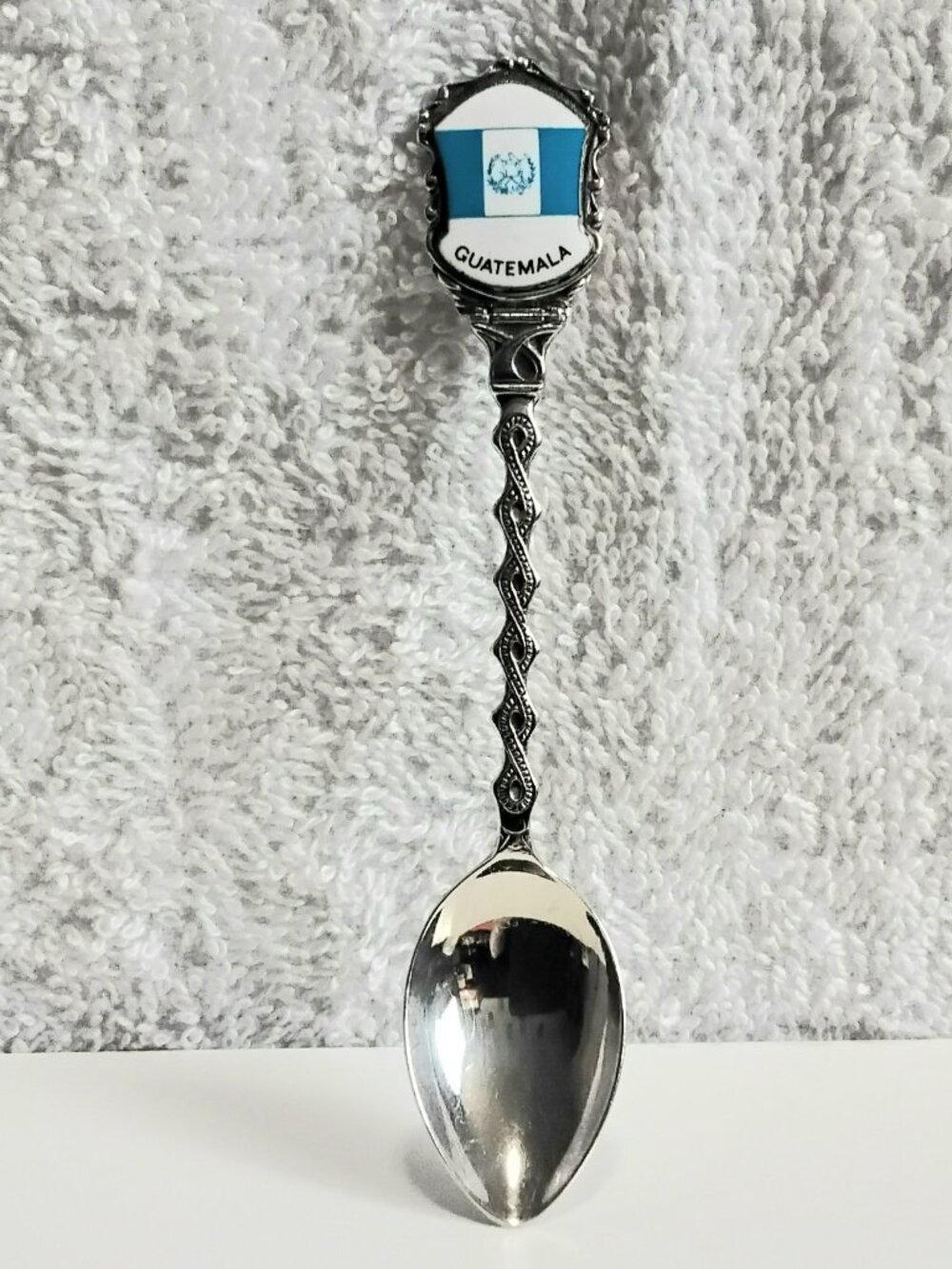2/$12 Vintage 4 7/8" S.P. Guatemala Collector's Spoon Made in Holland!!
